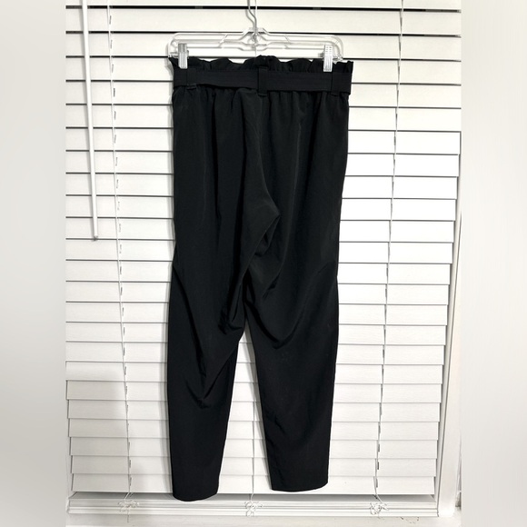 🛍️32 Degrees Cool black high waist pants with ties belt and front zipper size S - Picture 7 of 9